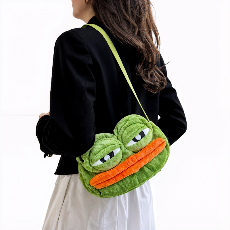 Mini Pepe Plush Bag – Adopt-a-Pepe