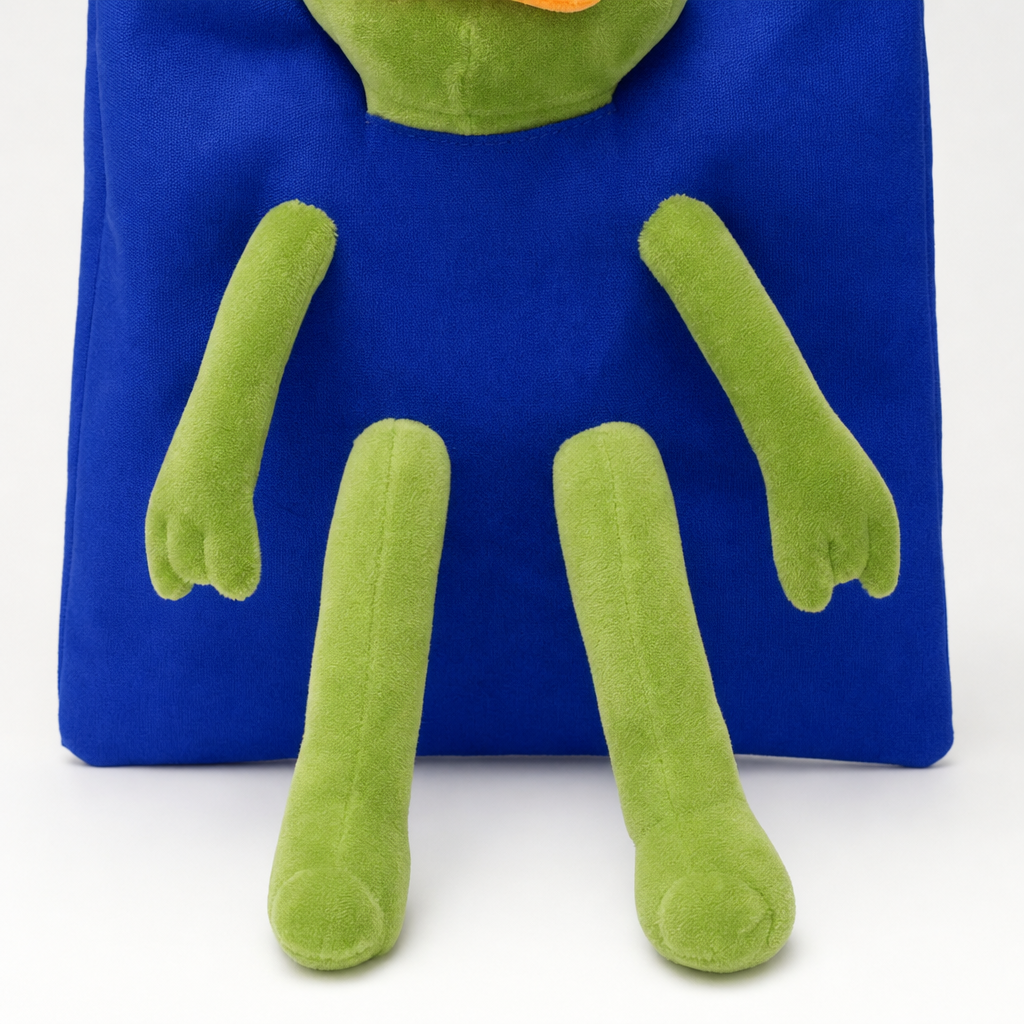Pepe Pal Tote Bag - Blue - limbs detail
