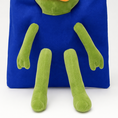 Pepe Pal Tote Bag - Blue - limbs detail