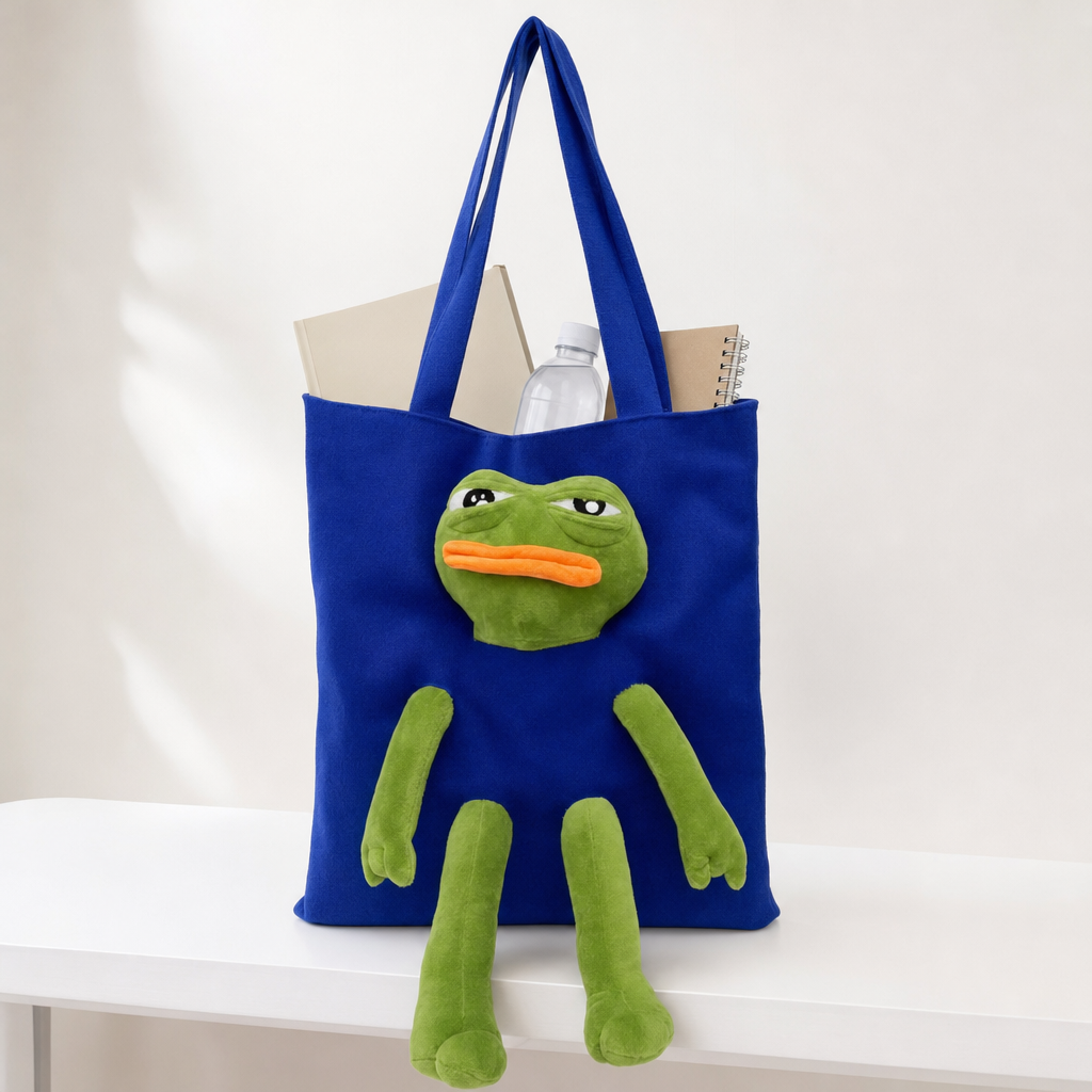 Pepe Pal Tote Bag - Blue - capacity