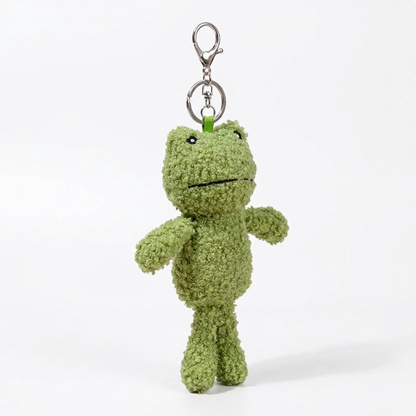 Pip the Frog Keychain - three quarter
