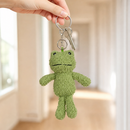 Pip the Frog Keychain - on keys
