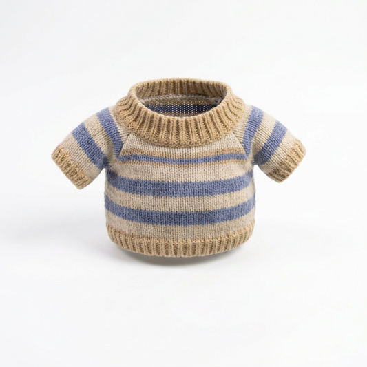 Striped Knit Sweater outfit only, plush not included
