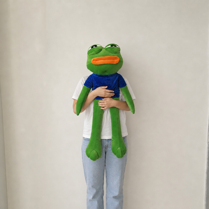 Big Pepe 27.6 inches (70 cm) plush held in arms